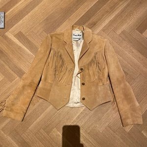 Vintage Suede Fringed Jacket